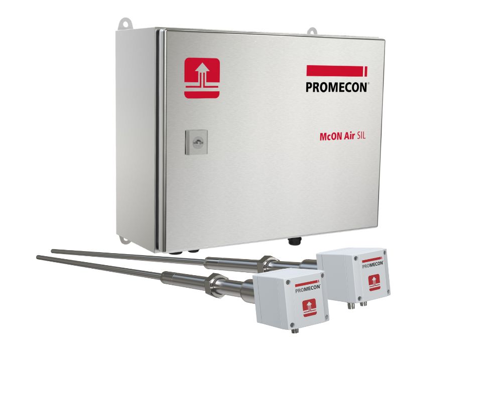 Medidor de caudal de gases SIL2 | McON Air SIL | PROMECON
